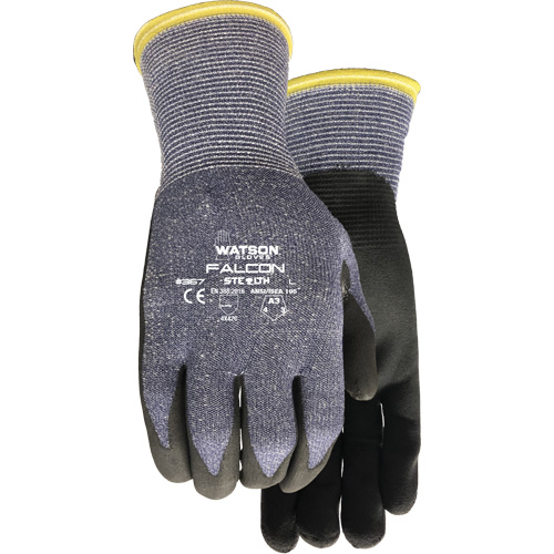 Gants r&eacute;sistant &agrave; la coupe Stealth Falcon 367, Taille Petit, Calibre 15, Rev&ecirc;tement Mousse de nitrile, Enveloppe en Fibre de verre/PEHP/Nylon/Spandex, ASTM ANSI niveau A3/EN 388 niveau C Advanced Consulting and Training Ltd.