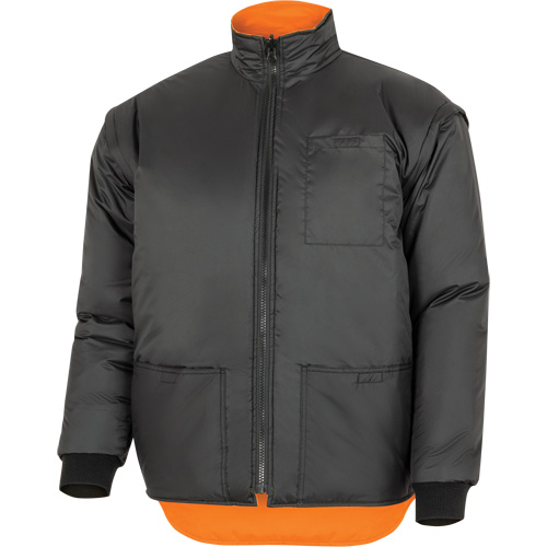 5056 Pioneer&reg; Yukon 7-in-1 Waterproof Winter Safety Parka, Polyester, Black/High Visibility Orange, X-Small Advanced Consulting and Training Ltd.