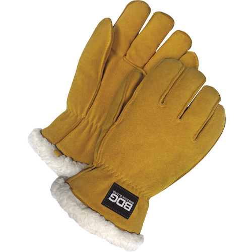 Gants de conducteur, Grand, Paume en Cuir de daim refendu, Tissu-laine Advanced Consulting and Training Ltd.