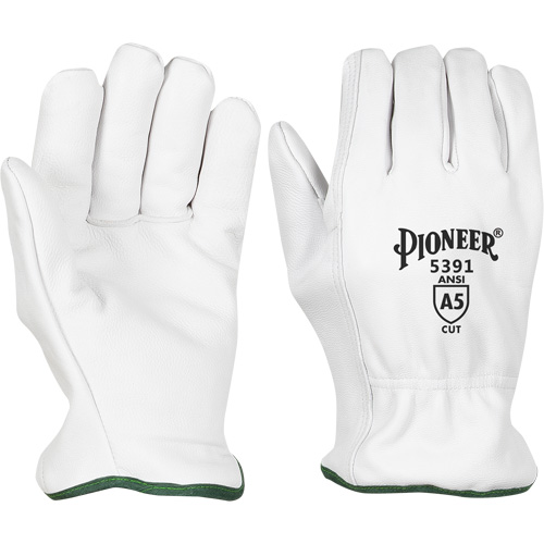 Gants pour conducteurs r&eacute;sistant aux coupures, Petit, Paume en Cuir fleur de ch&egrave;vre Advanced Consulting and Training Ltd.