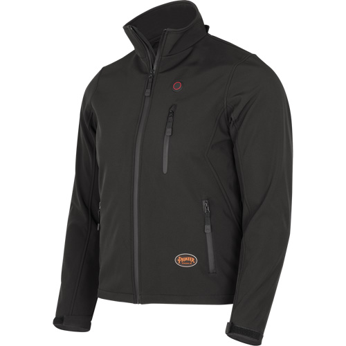 Heated Soft-Shell Jacket, Men's, Small, Black Advanced Consulting and Training Ltd.