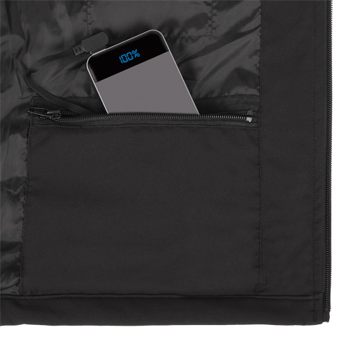 Heated Soft-Shell Jacket, Men's, Small, Black Advanced Consulting and Training Ltd.