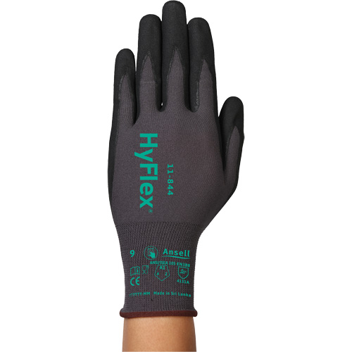 Gants Hyflex 11-844, Taille 5/2T-petit, Calibre 15, Rev&ecirc;tement Mousse de nitrile, Enveloppe en Nylon/Spandex, ASTM ANSI niveau A1/EN 388 niveau 1/EN 388 niveau A Advanced Consulting and Training Ltd.