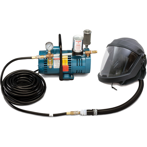 1-Worker DEFENDER Supplied Air Shield & Helmet System Advanced Consulting and Training Ltd.
