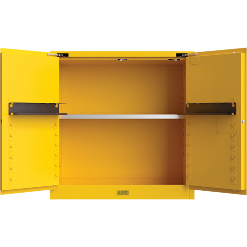 Armoire de s&eacute;curit&eacute; pour produits inflammables Utili-Guard+, 30 gal., 1 Porte(s), 43" La x 44" h x 22" p Advanced Consulting and Training Ltd.