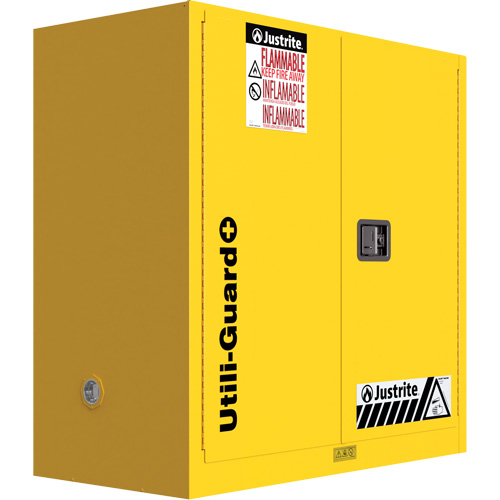 Armoire de s&eacute;curit&eacute; pour produits inflammables Utili-Guard+, 30 gal., 1 Porte(s), 43" La x 44" h x 22" p Advanced Consulting and Training Ltd.
