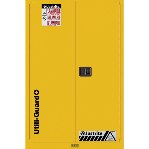 Armoire de s&eacute;curit&eacute; pour produits inflammables Utili-Guard+, 45 gal., 2 Porte(s), 43" La x 65" h x 22" p Advanced Consulting and Training Ltd.