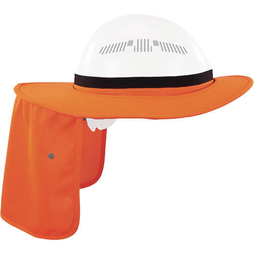 Chill-Its 6661 Universal Hard Hat Brim with Neck Shade, Hi-Vis Orange Advanced Consulting and Training Ltd.