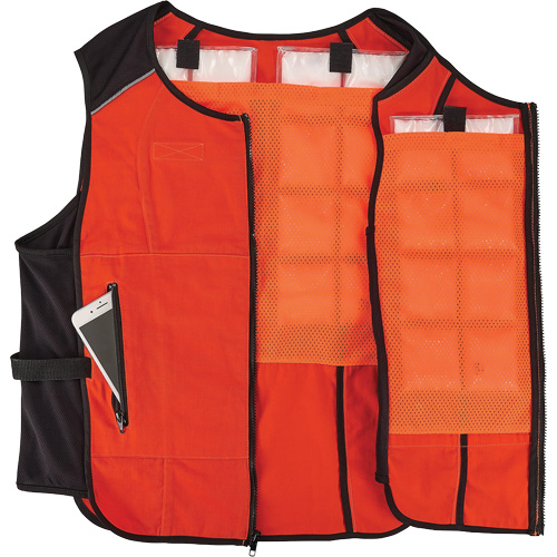 Veste de refroidissement &agrave; changement de phase l&eacute;g&egrave;re avec sachets de recharge Chill-Its 6260, 2T-grand/3T-grand, Orange Advanced Consulting and Training Ltd.