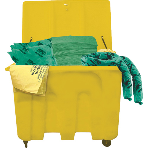 Trousse de d&eacute;versements de produits chimiques pour camion SPC HazWik, Mati&egrave;res dangereuses, Bac, Absorbance de 160 gal. US Advanced Consulting and Training Ltd.