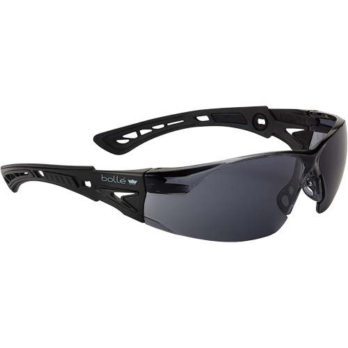 Rush+ Small BSSI Safety Glasses, Grey/Smoke Lens, Anti-Fog/Anti-Scratch, ANSI Z87+ Advanced Consulting and Training Ltd.