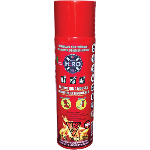 Extincteur Hero 911 sans PFAS, ACK, Capacit&eacute; 500 ml Advanced Consulting and Training Ltd.