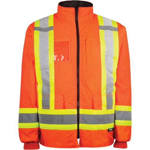 High-Visibility 7-in-1 Jacket, Polyester, High Visibility Orange, 3X-Large Advanced Consulting and Training Ltd.