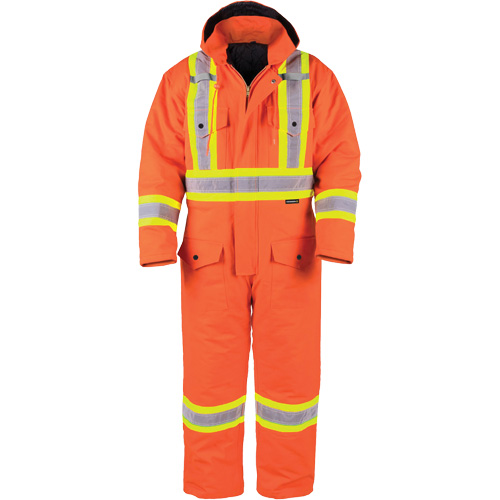 High-Visibility Lined Canvas Overalls, Small, High Visibility Orange Advanced Consulting and Training Ltd.