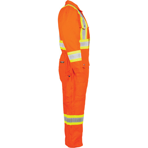 High-Visibility Lined Canvas Overalls, Small, High Visibility Orange Advanced Consulting and Training Ltd.