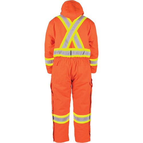 High-Visibility Lined Canvas Overalls, Small, High Visibility Orange Advanced Consulting and Training Ltd.