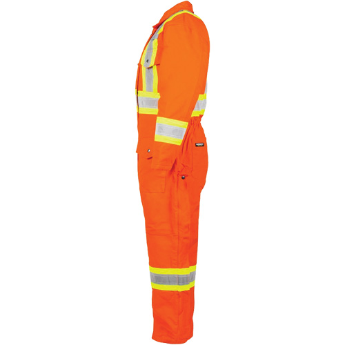 High-Visibility Lined Canvas Overalls, Small, High Visibility Orange Advanced Consulting and Training Ltd.