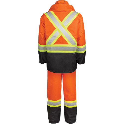 High-Visibility 150-Deniers Rain Suit, Polyester, Medium, High Visibility Orange Advanced Consulting and Training Ltd.