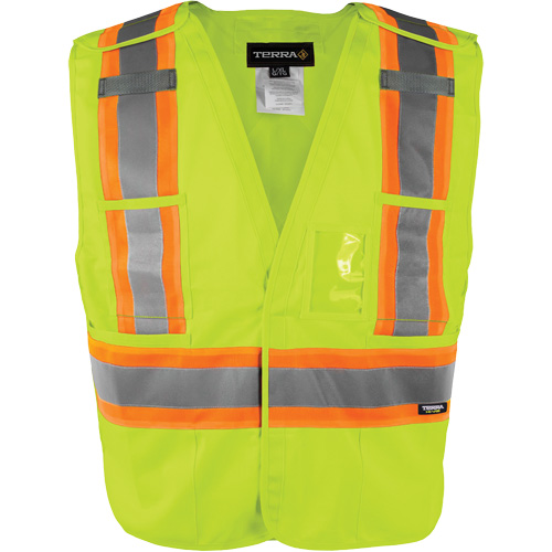 Gilet haute visibilit&eacute; &agrave; d&eacute;tachement rapide en 5 points, Orange haute visibilit&eacute;, Moyen/Petit, Polyester Advanced Consulting and Training Ltd.