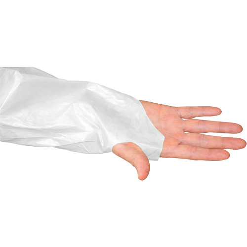 CoverMe Gown with Thumbholes, One Size, White, Polyethylene Advanced Consulting and Training Ltd.