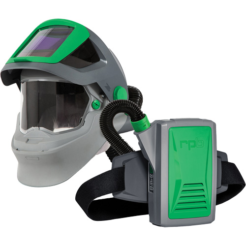 Respirateur de soudage Z4 avec joint de menton FR et APR motoris&eacute; PX5, Respirateur &agrave; masque/Masque de soudage Advanced Consulting and Training Ltd.