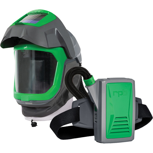 Masque de respirateur Z-Link avec joint de visage, visi&egrave;re & montage &agrave; ceinture, Respirateur &agrave; masque/Masque de soudage, Pile Lithium-ion Advanced Consulting and Training Ltd.