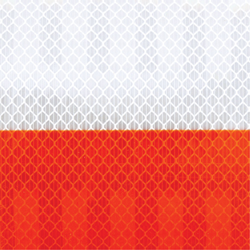 Pellicule souple pour chantiers routiers &agrave; haute intensit&eacute; 382VHIP, 5" la x 150' lo, Orange et blanc Advanced Consulting and Training Ltd.
