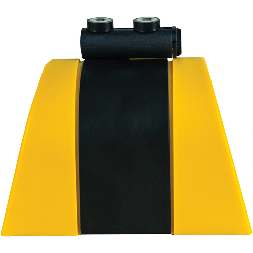 HAZLOK Safety Barrier System, Plastic, Magnetic Mount, 30', Black and Yellow Tape Advanced Consulting and Training Ltd.