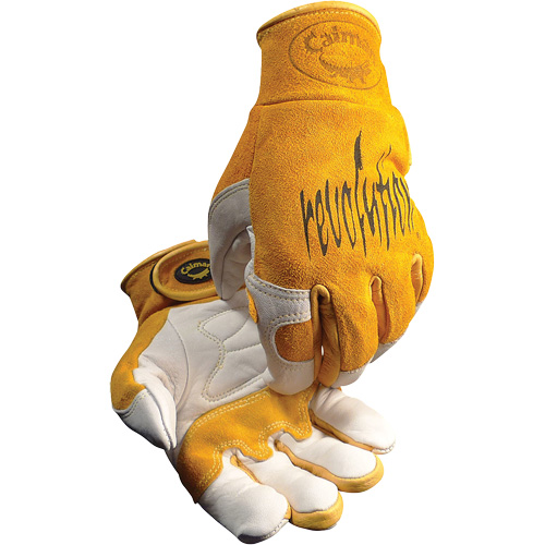 Caiman&reg; Premium TIG/MIG Welder's Gloves with Hook & Loop Closure, Split Cowhide, Size Medium Advanced Consulting and Training Ltd.