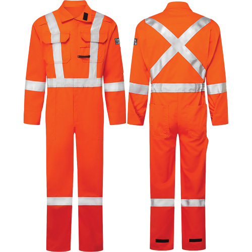 Avenger 7 oz. Coveralls, Size 44, High-Visibility Orange Advanced Consulting and Training Ltd.