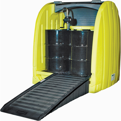 Drum Hardcover & Spillpallet, 65" L x 58" W x 69" H, 6000 lbs. Load Capacity Advanced Consulting and Training Ltd.