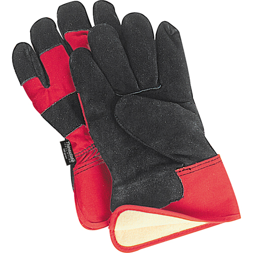 Gants d'ajusteur doubl&eacute;s pour l'hiver &agrave; chaleur sup&eacute;rieure, Grand, Paume en Cuir de vache refendu, Doublure en Thinsulate Advanced Consulting and Training Ltd.