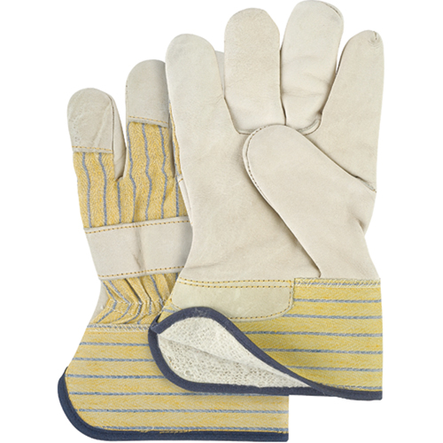 Abrasion-Resistant Winter-Lined Fitters Gloves, Ladies, Grain Cowhide Palm, Cotton Fleece Inner Lining Advanced Consulting and Training Ltd.