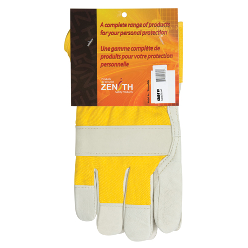 Abrasion-Resistant Winter-Lined Fitters Gloves, Large, Grain Cowhide Palm, Foam Fleece Inner Lining Advanced Consulting and Training Ltd.