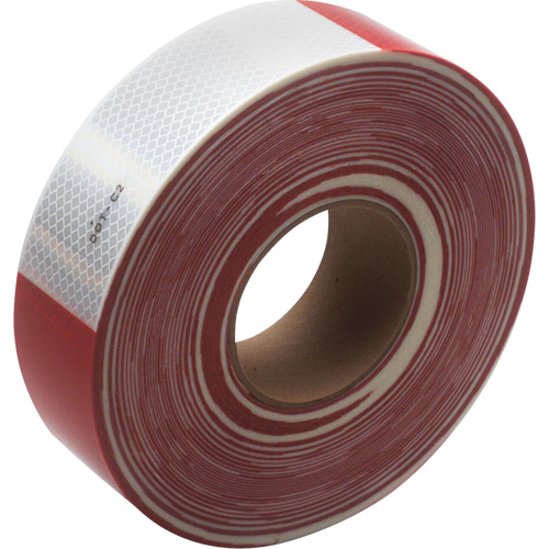 3M Scotchlite Diamond Grade Conspicuity Sheeting Series 983, 2" W x 150' L, Red & White Advanced Consulting and Training Ltd.