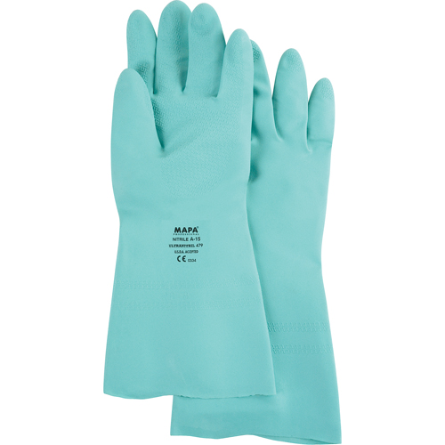 Gants &agrave; prise &agrave; motif en Z StanSolv, Taille Grand/9, 13" lo, Nitrile, 15 mils Advanced Consulting and Training Ltd.