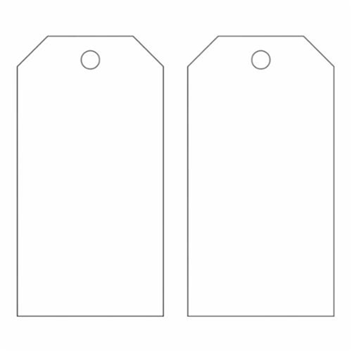 Blank Accident Prevention Tags, Metal, 3" W x 5-3/4" H Advanced Consulting and Training Ltd.