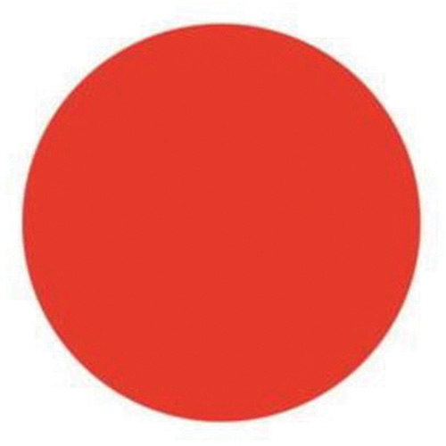 Round Write-On Labels, Circle, 1.5" L x 1.5" W, Red Advanced Consulting and Training Ltd.