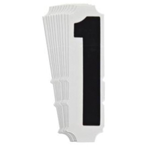 Quick-Align&reg; Individual Gothic Number and Letter Labels, 1, 4" H, Black Advanced Consulting and Training Ltd.