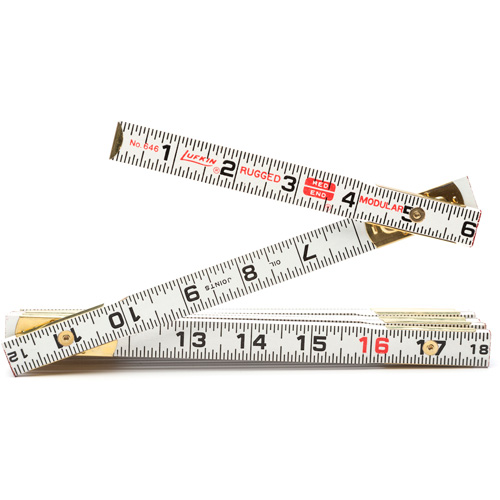 R&egrave;gle de maçon Red End, 6' lo, Bois, Graduations de 1/16" Advanced Consulting and Training Ltd.