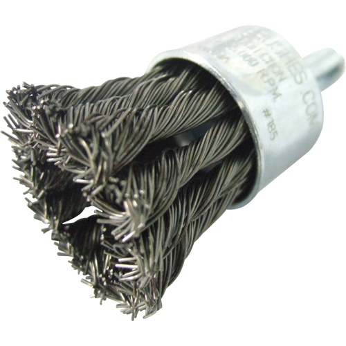 Knotted Wire End Brushes, 1" Dia., 0.020" Wire Dia., 1/4" Shank Advanced Consulting and Training Ltd.