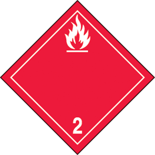 TDG Shipping Labels, Class 2.1, Flammable Gases, Paper Advanced Consulting and Training Ltd.