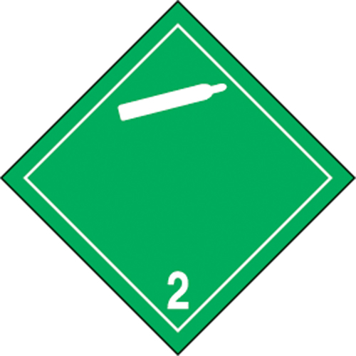 TDG Shipping Labels, Class 2.2, Non-Flammable & Non-Toxic Gases, Paper Advanced Consulting and Training Ltd.
