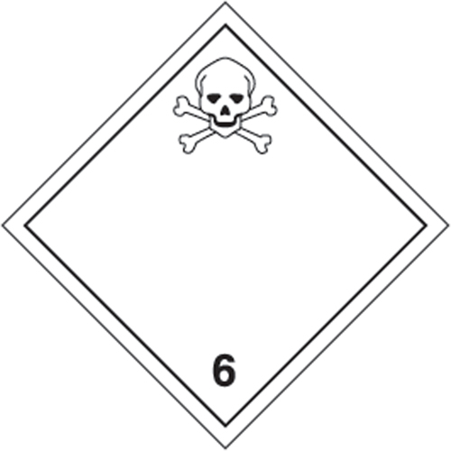 &eacute;tiquettes d'exp&eacute;dition TMD, Classe 6,1, Substances toxiques, Vinyle Advanced Consulting and Training Ltd.