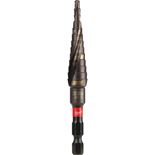 Foret &eacute;tag&eacute; #1 Shockwave Impact Duty, 1/2" - 1-1/8", Incr&eacute;ments de 1/32", Titane Advanced Consulting and Training Ltd.