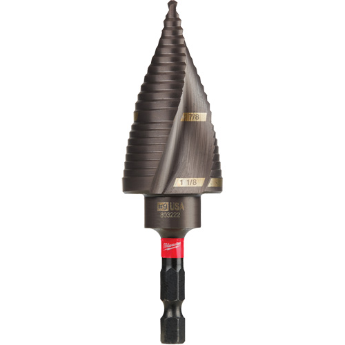Foret &eacute;tag&eacute; #9 Shockwave Impact Duty, 7/8" - 1-1/8", Incr&eacute;ments de 1/4", Titane Advanced Consulting and Training Ltd.