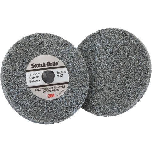 Roloc Deburr & Finish Pro TR Unitized Wheel, 2" x 1/4", Coarse Grit, Ceramic Advanced Consulting and Training Ltd.