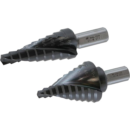 Multi-Step Step Drill Bit, 1/4" - 1" , Titanium Advanced Consulting and Training Ltd.