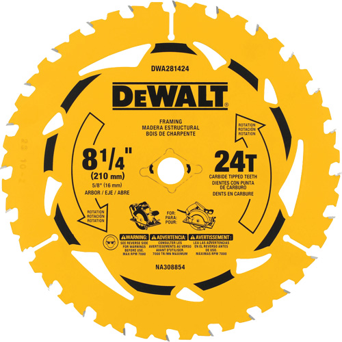 Ripping Circular Saw Blade, 8-1/4", 40 Teeth, Wood Use Advanced Consulting and Training Ltd.
