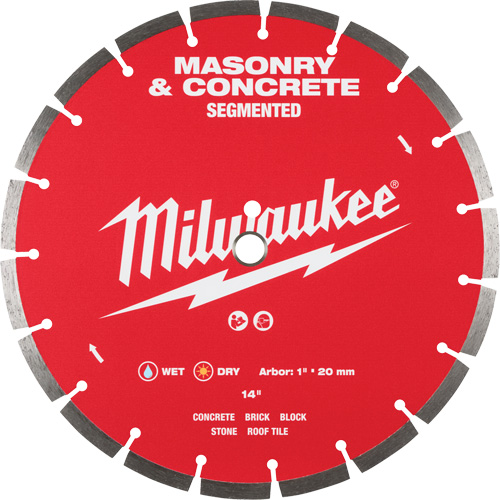 Segmented Masonry & Concrete Diamond Blade, 14", Stone/Concrete/Brick/Tile Use Advanced Consulting and Training Ltd.